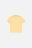  Áo Nữ Acne Sprayed Polo T-shirt 'Warm Yellow' 