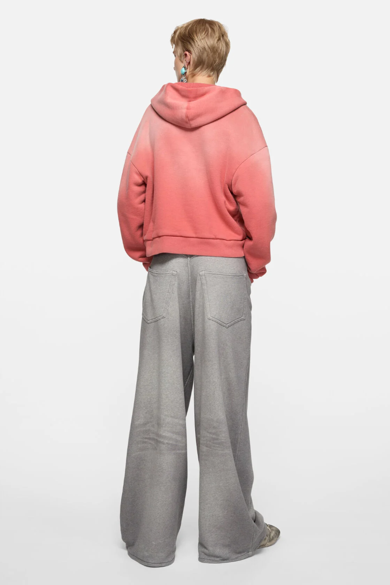  Áo Nữ Acne Sprayed Zip Hoodie 'Red' 