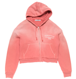  Áo Nữ Acne Sprayed Zip Hoodie 'Red' 