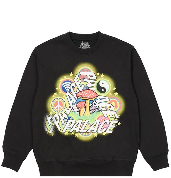  Áo Palace Bun 5G Crew Sweater 'Black' 
