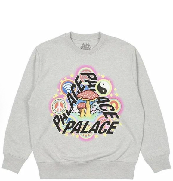  Áo Palace Bun 5G Crew Sweater 'Grey' 