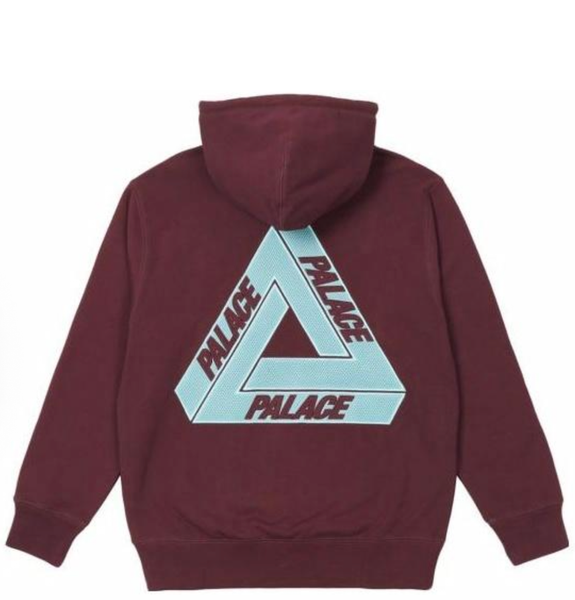  Áo Palace Hoodie 'Burgundy' 
