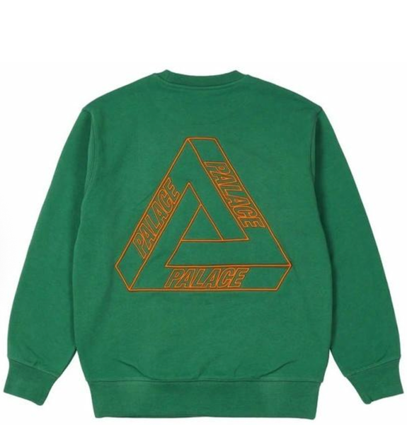  Áo Palace Outliner Mit Desigher Crew 'Green' 