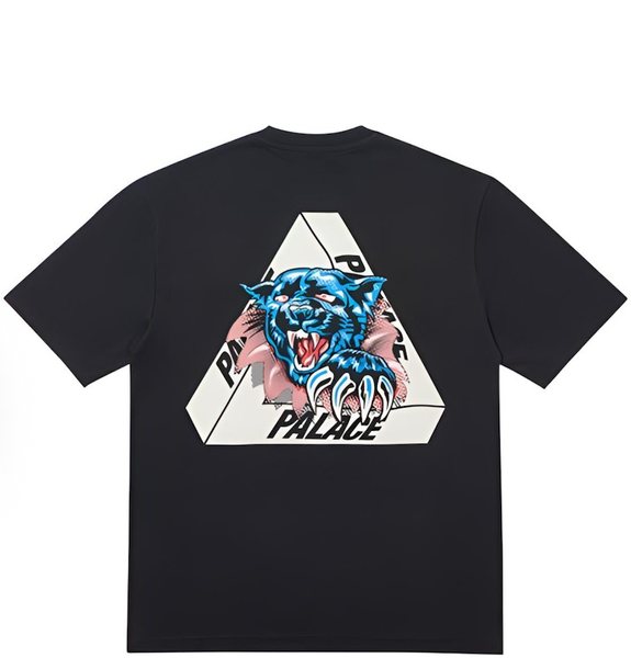  Áo Palace Ripped T-Shirt Short Sleeve 'Black' 