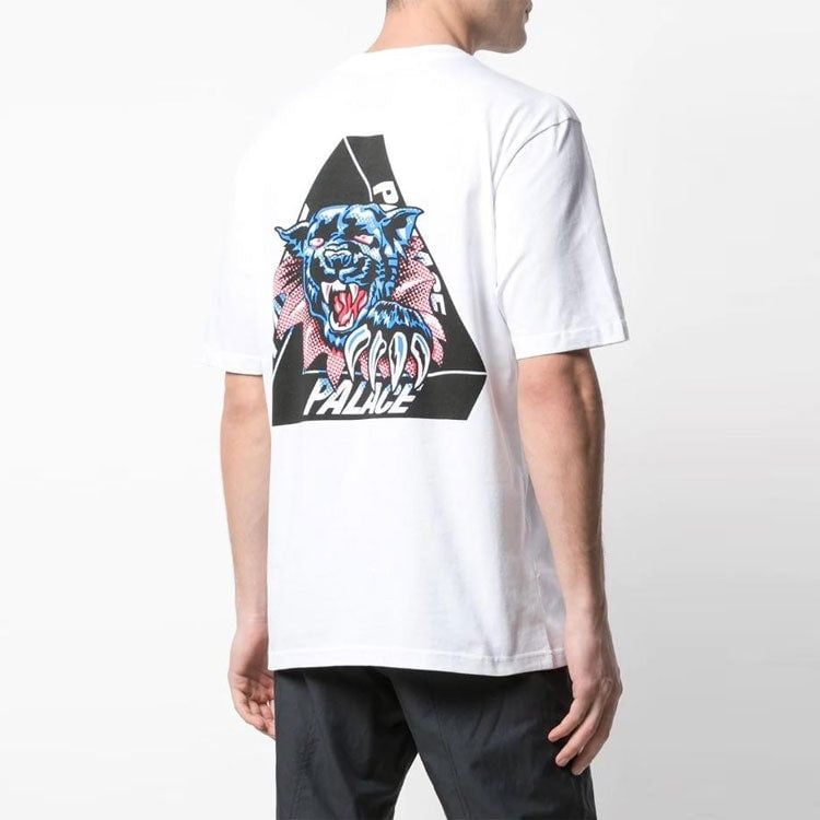  Áo Palace Ripped T-Shirt Short Sleeve 'White' 