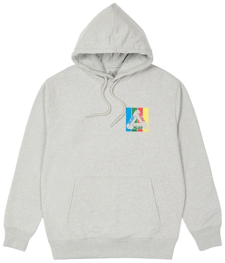  Áo Palace Tri-Emb Hoodie 'Gray' 