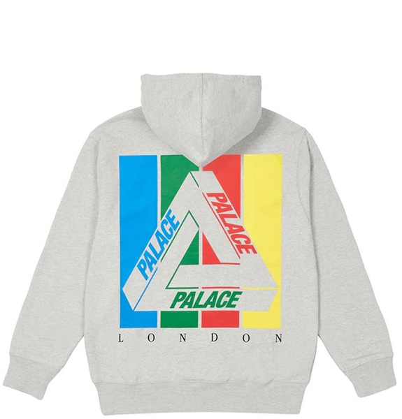  Áo Palace Tri-Emb Hoodie 'Gray' 