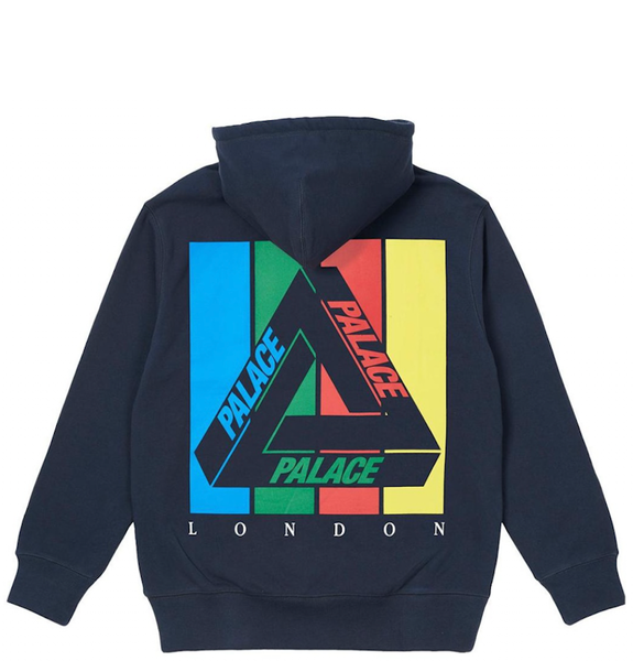  Áo Palace Tri-Emb Hoodie 'Navy' 