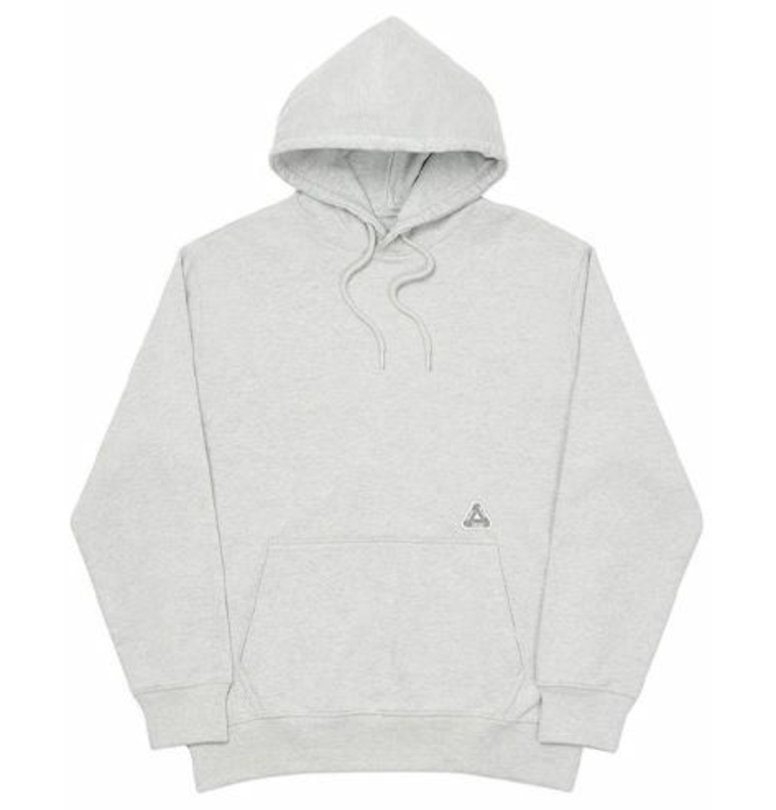  Áo Palace Triangle Logo Pullover Hoodie 'Grey' 