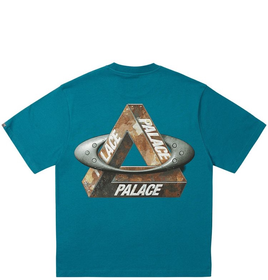  Áo Palace x Oakley T-Shirt 'Petrol' 