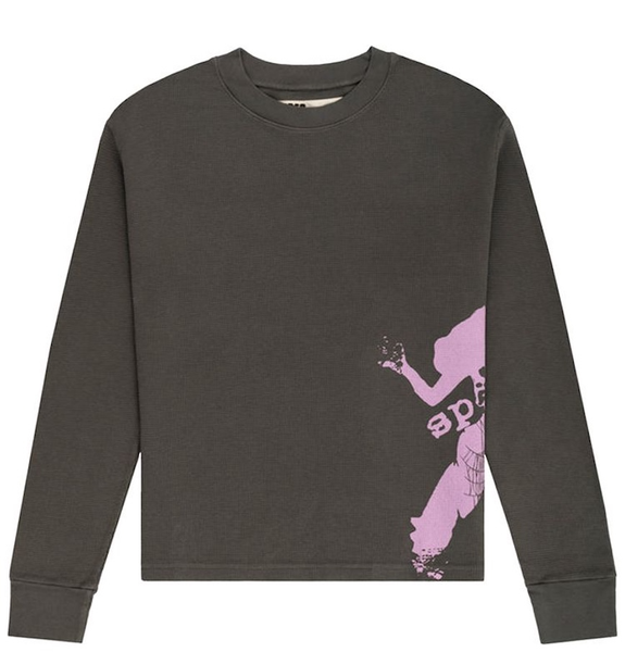  Áo Sp5der Worldwide 5Ex Girl Long-Sleeve 'Brown' 