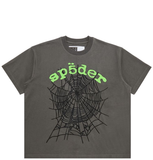  Áo Sp5der Worldwide OG Web V2 Tee 'Slate Grey' 