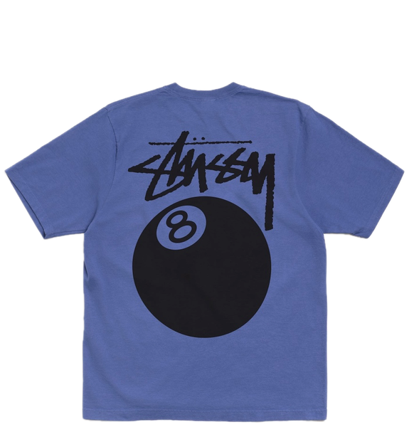  Áo Stussy 8 Ball Tee Pigment Dyed 'Indigo' 