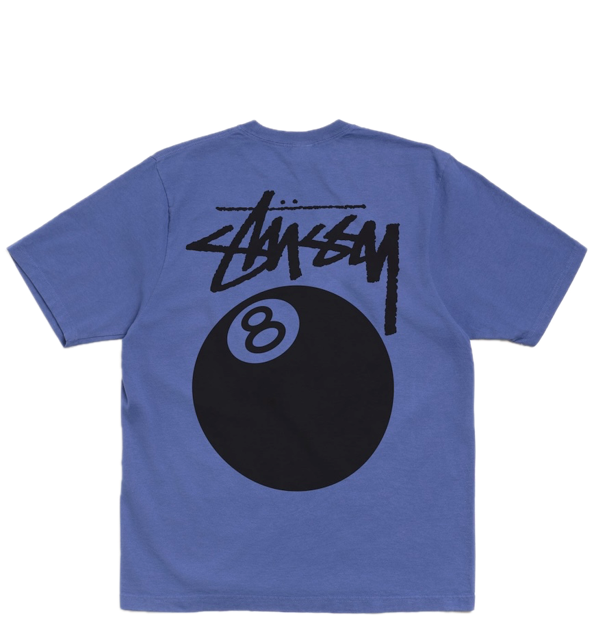  Áo Stussy 8 Ball Tee Pigment Dyed 'Indigo' 