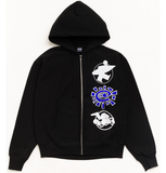  Áo Stussy Always Stack Zip Hoodie 'Black' 
