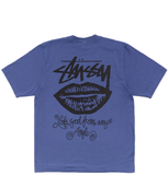 Áo Stussy Any Angle Tee Pigment Dyed 'Indigo' 