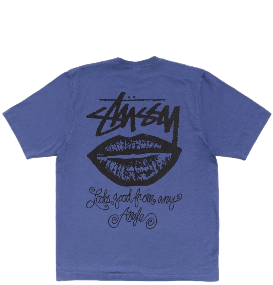  Áo Stussy Any Angle Tee Pigment Dyed 'Indigo' 