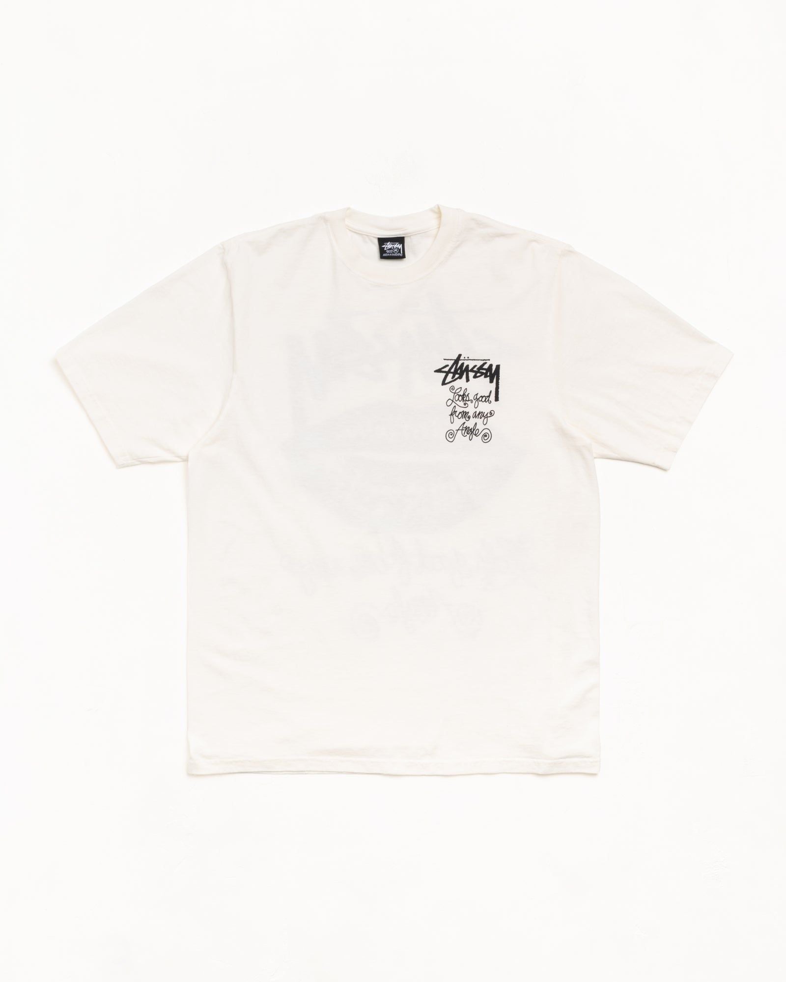  Áo Stussy Any Angle Tee Pigment Dyed 'Natural' 