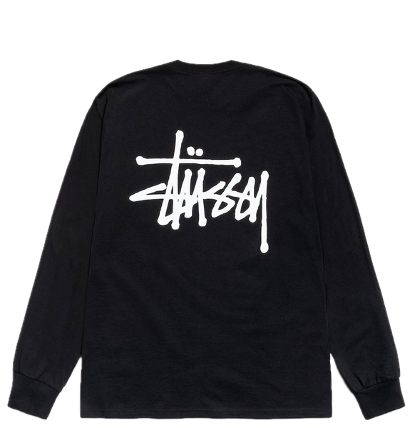  Áo Stussy Basic Stüssy Ls Tee 'Black' 