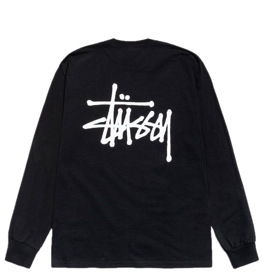  Áo Stussy Basic Stüssy Ls Tee 'Black' 