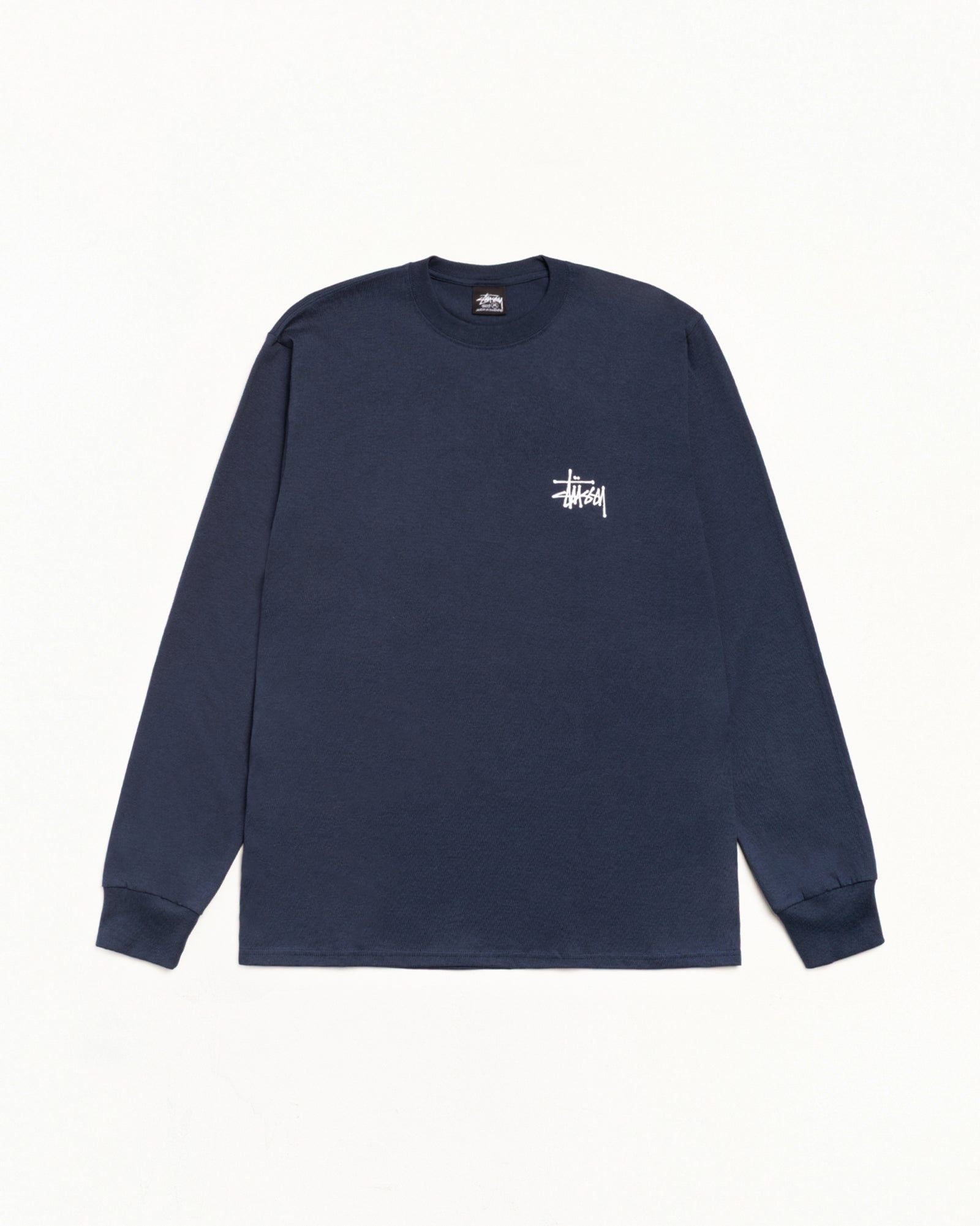  Áo Stussy Basic Stüssy Ls Tee 'Navy' 