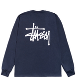  Áo Stussy Basic Stüssy Ls Tee 'Navy' 