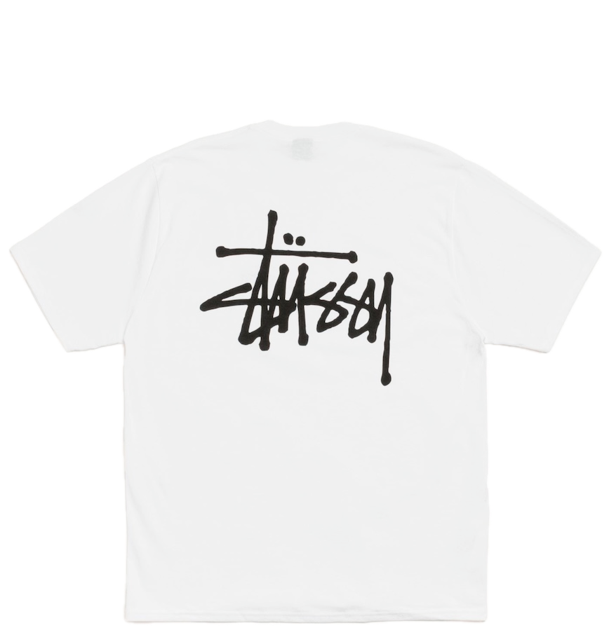  Áo Stussy Basic Stüssy Tee 'White' 