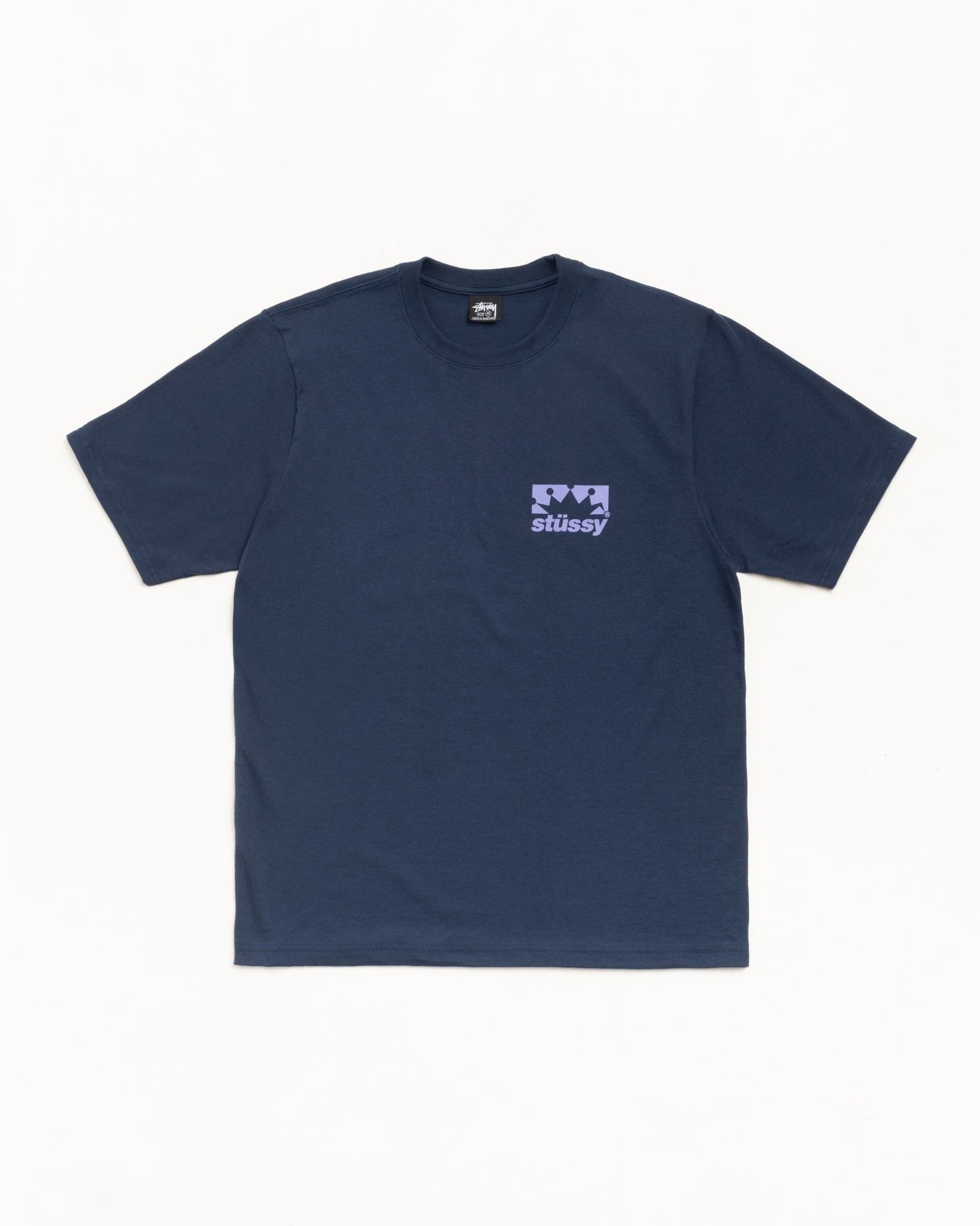  Áo Stussy Box Crown Tee 'Navy' 
