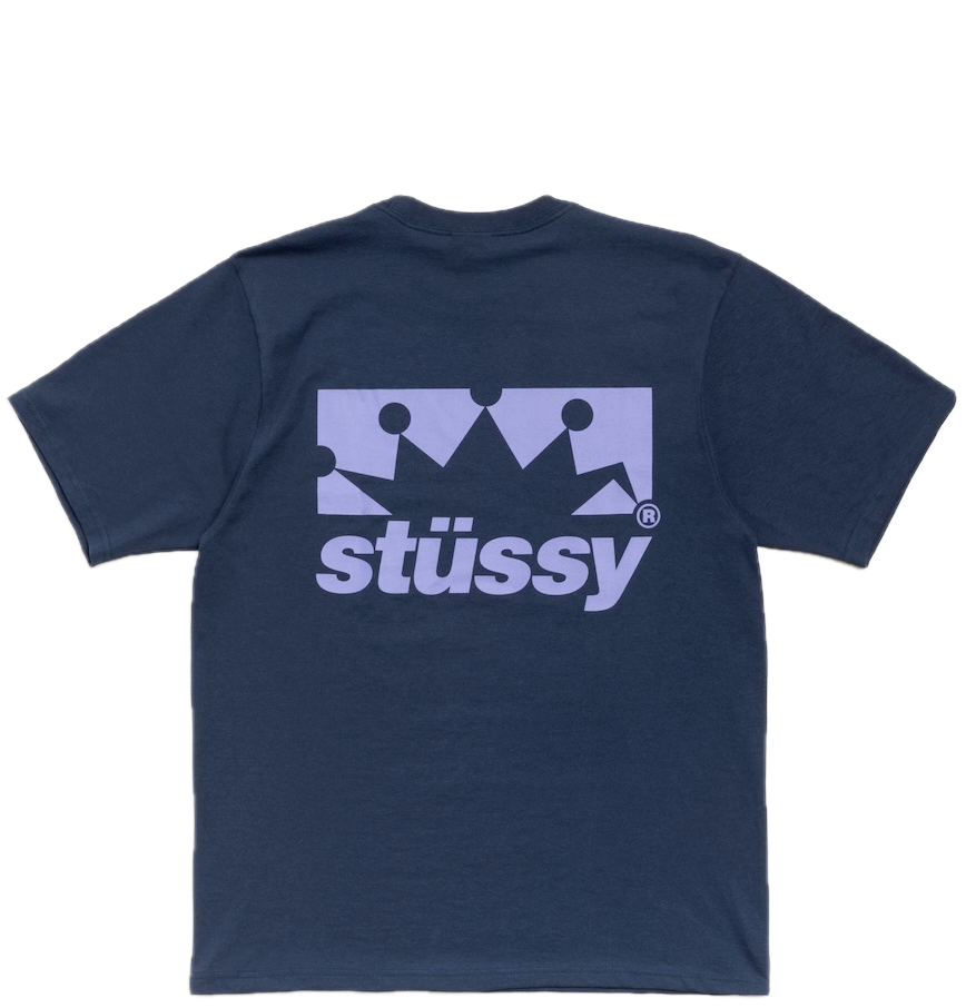  Áo Stussy Box Crown Tee 'Navy' 