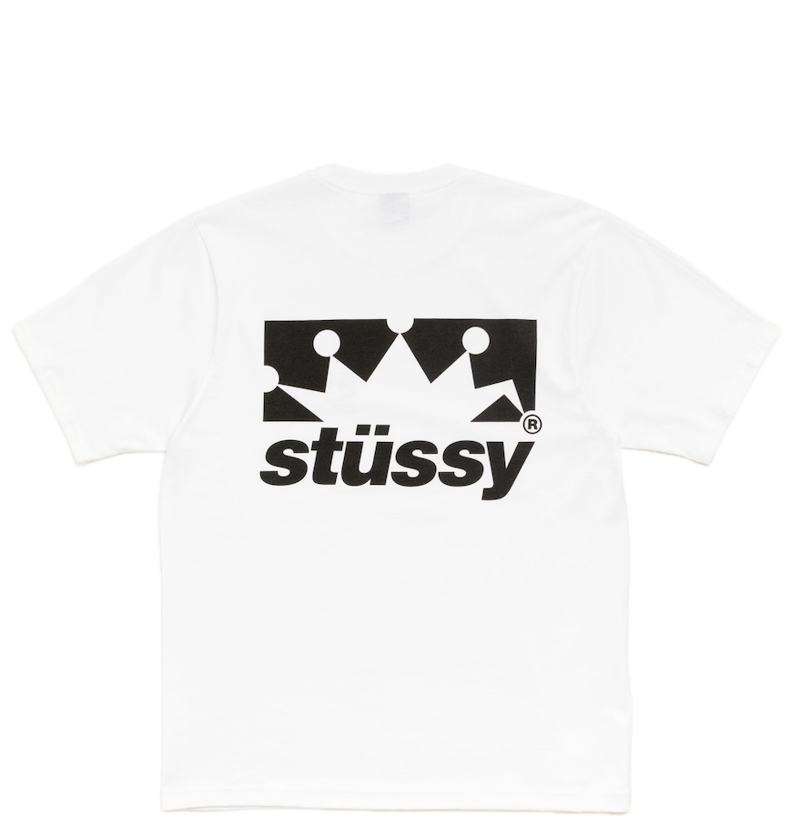  Áo Stussy Box Crown Tee 'White' 