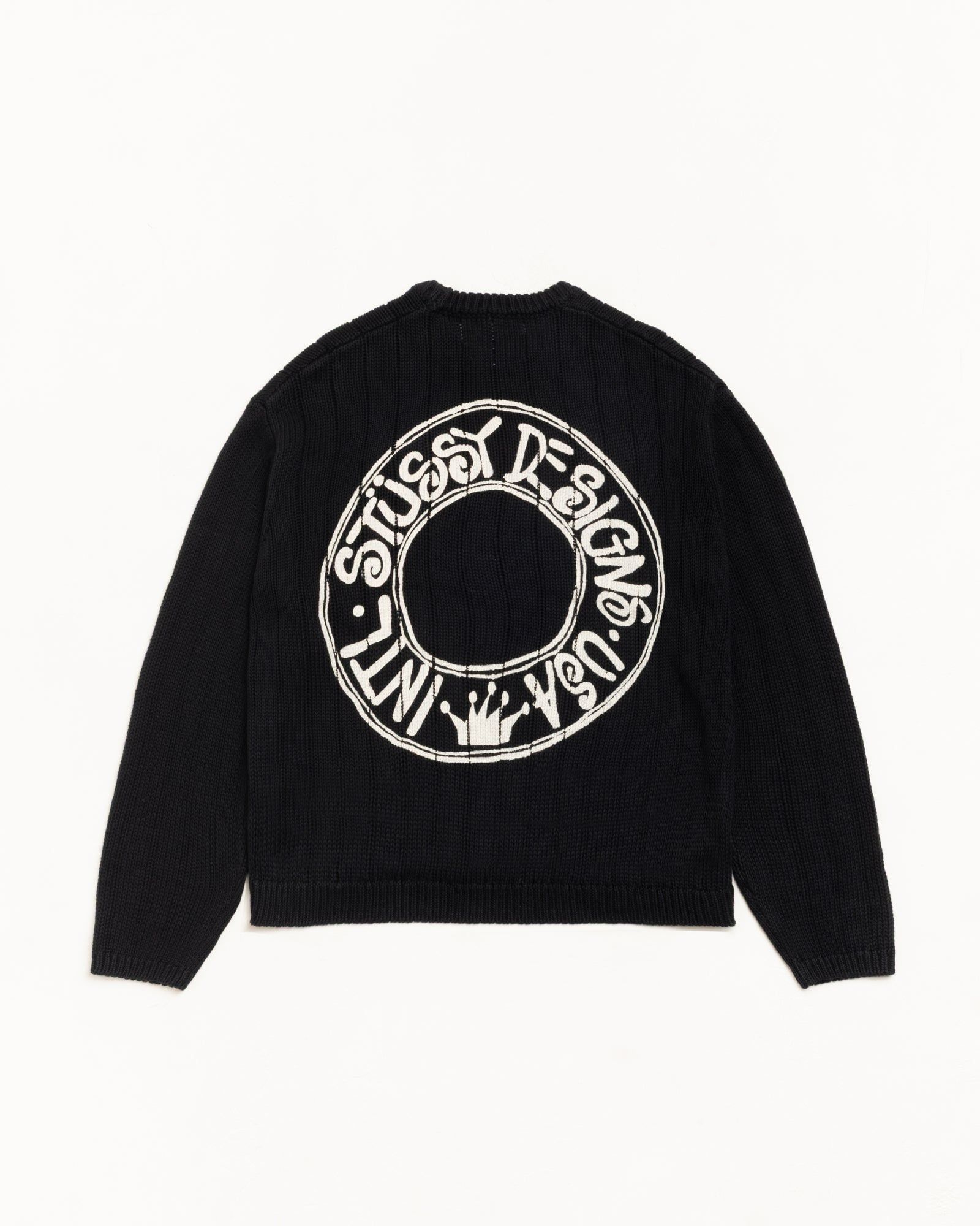  Áo Stussy Buana Logo Sweater 'Black' 