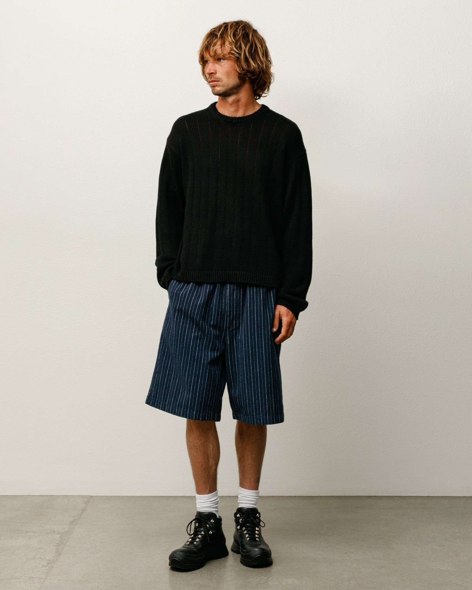  Áo Stussy Buana Logo Sweater 'Black' 