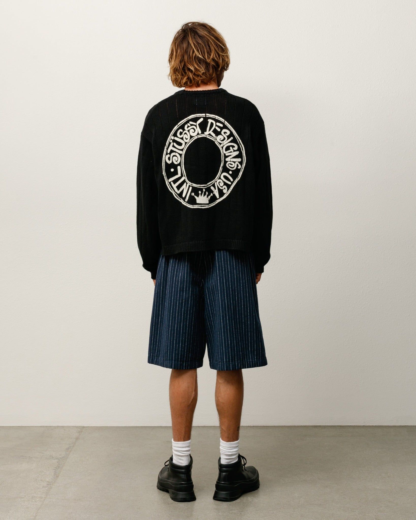  Áo Stussy Buana Logo Sweater 'Black' 