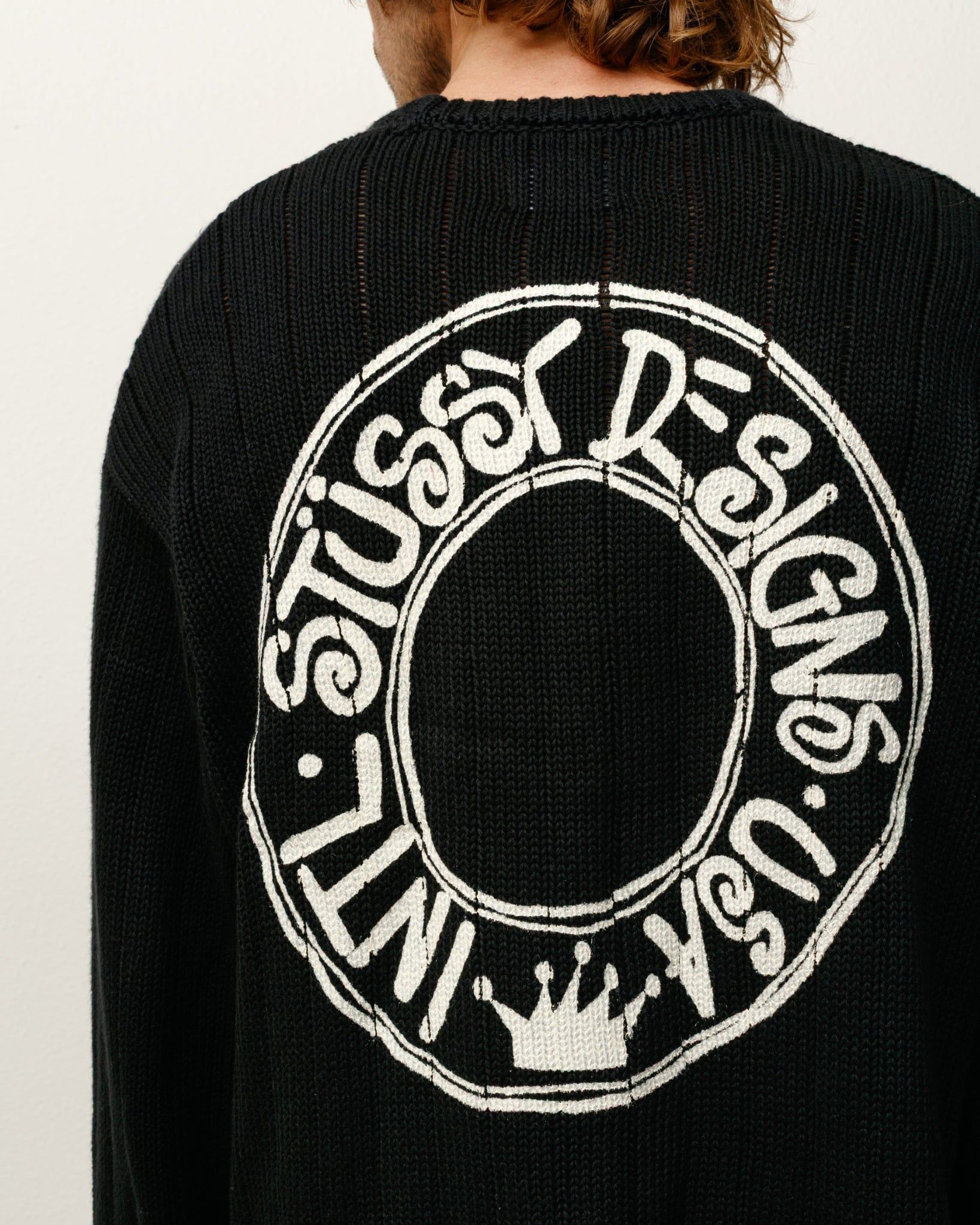  Áo Stussy Buana Logo Sweater 'Black' 
