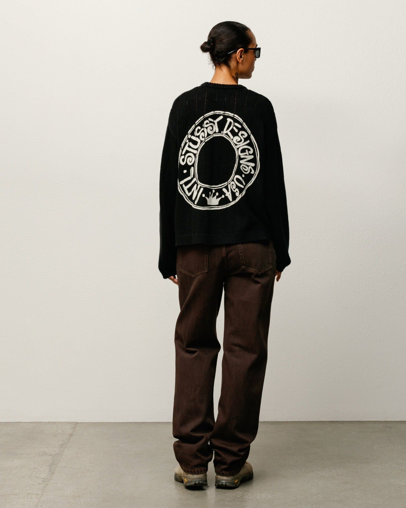  Áo Stussy Buana Logo Sweater 'Black' 