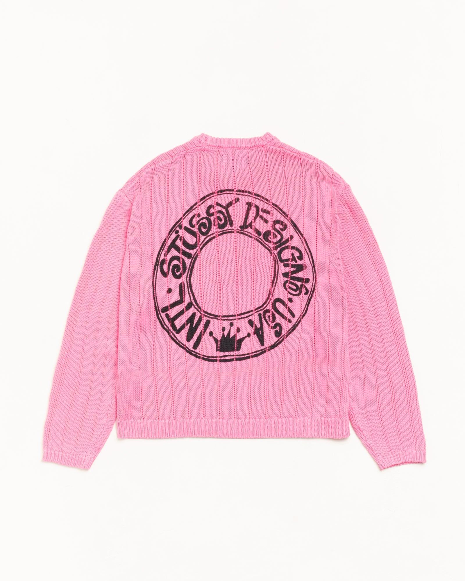  Áo Stussy Buana Logo Sweater 'Pink' 