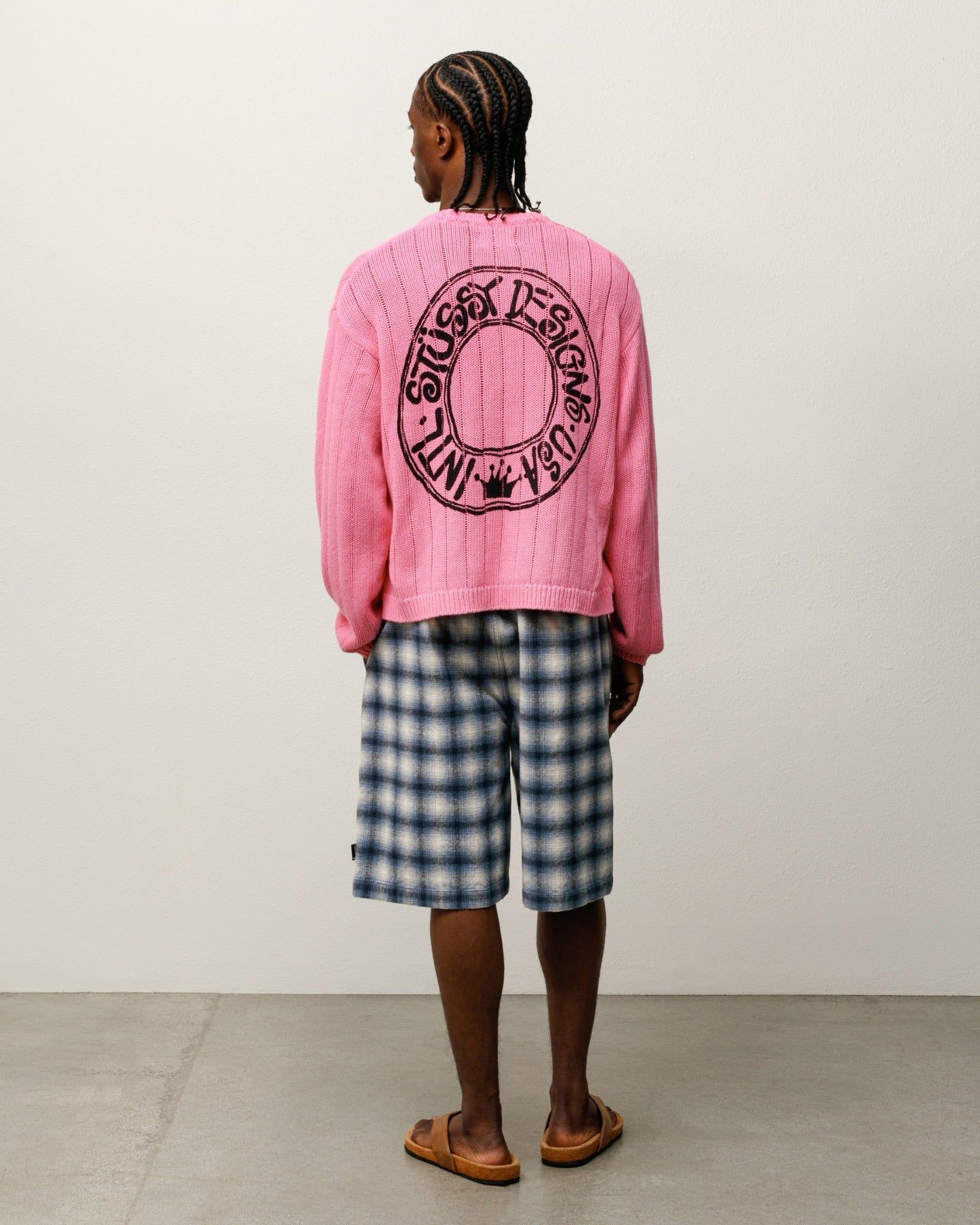  Áo Stussy Buana Logo Sweater 'Pink' 