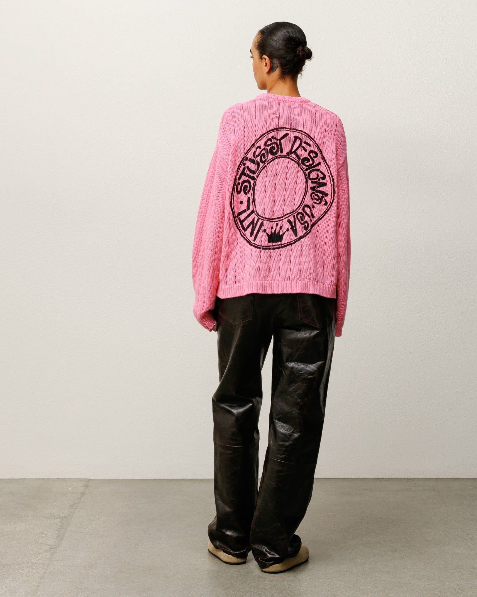  Áo Stussy Buana Logo Sweater 'Pink' 