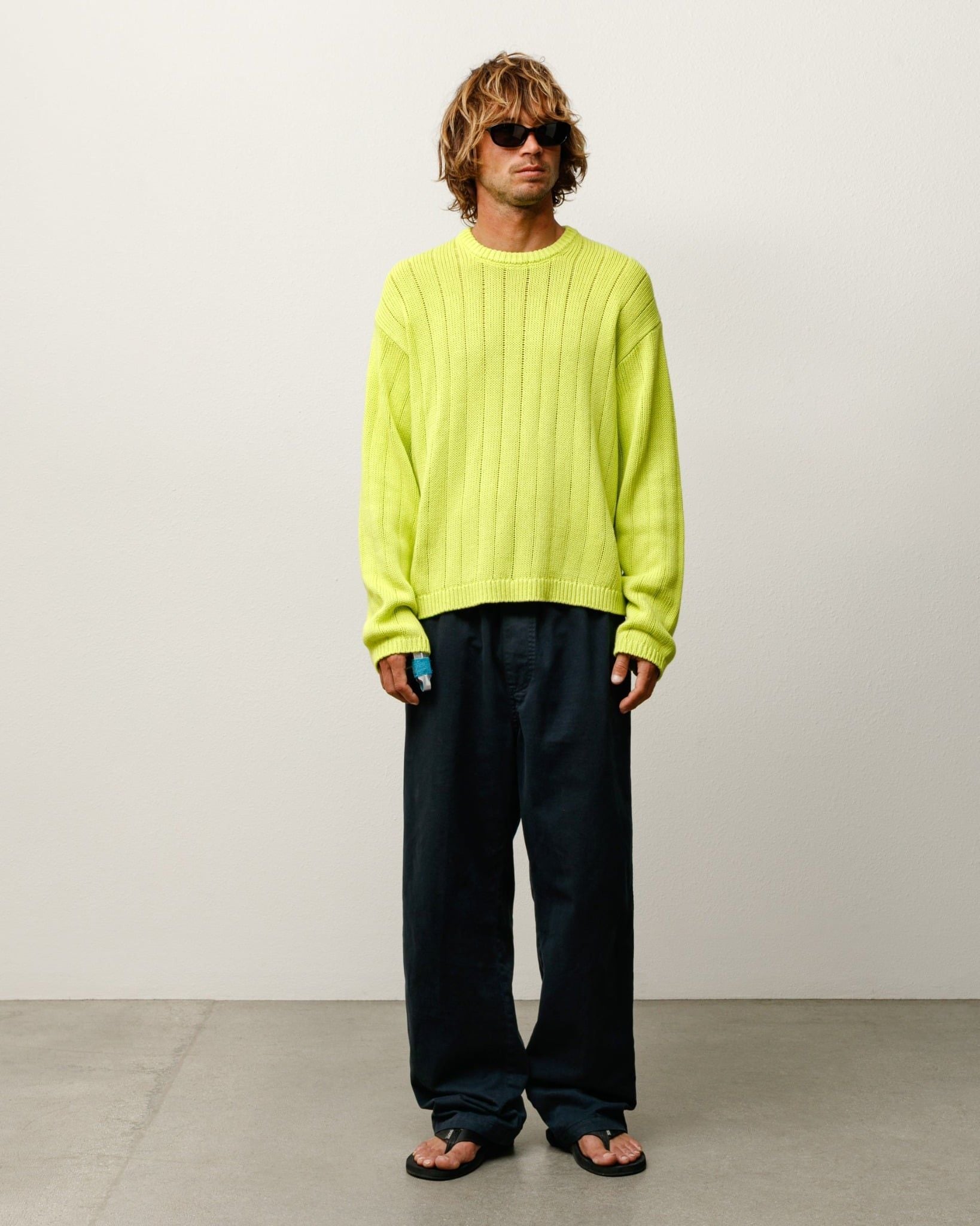  Áo Stussy Buana Logo Sweater 'Yellow' 