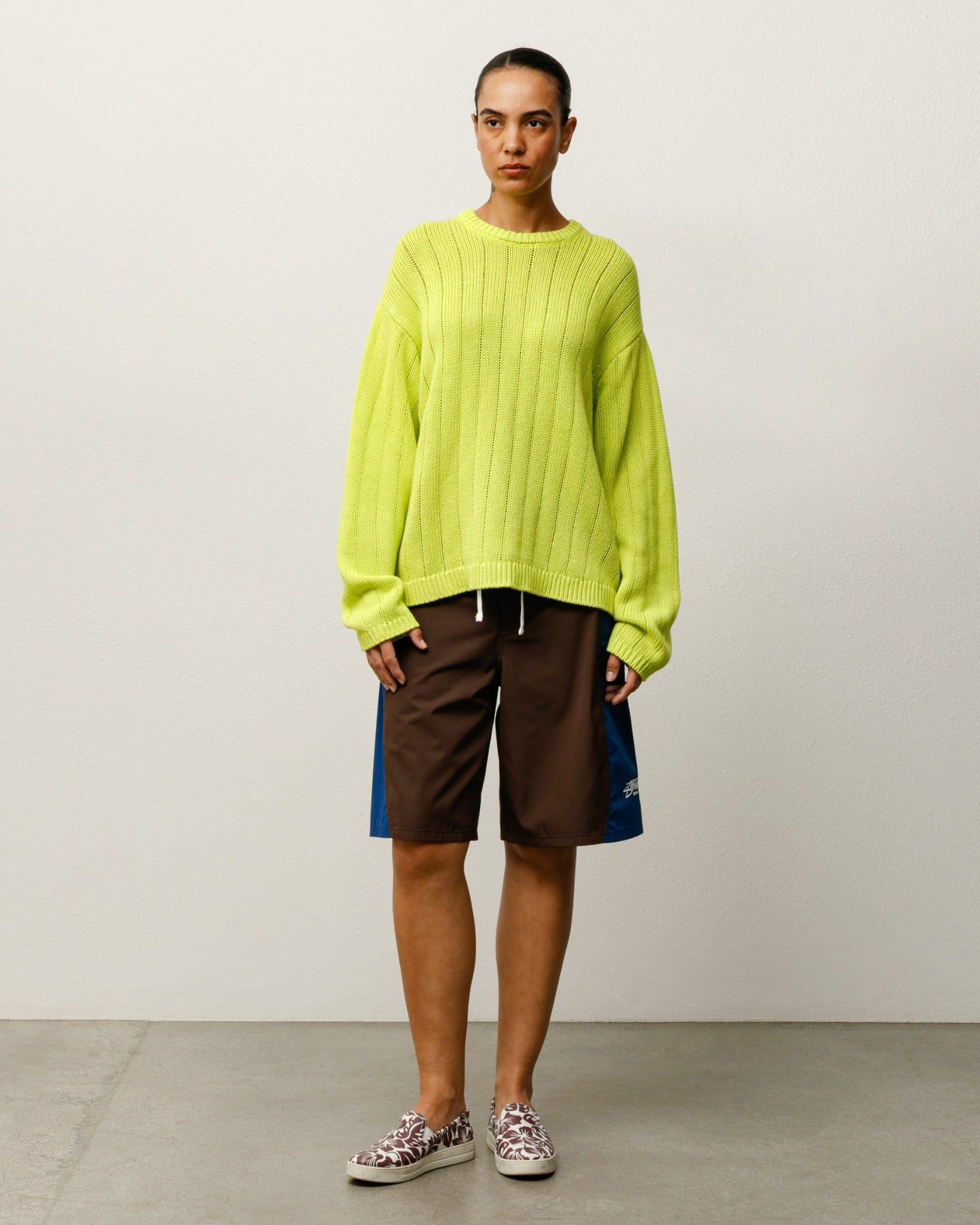  Áo Stussy Buana Logo Sweater 'Yellow' 