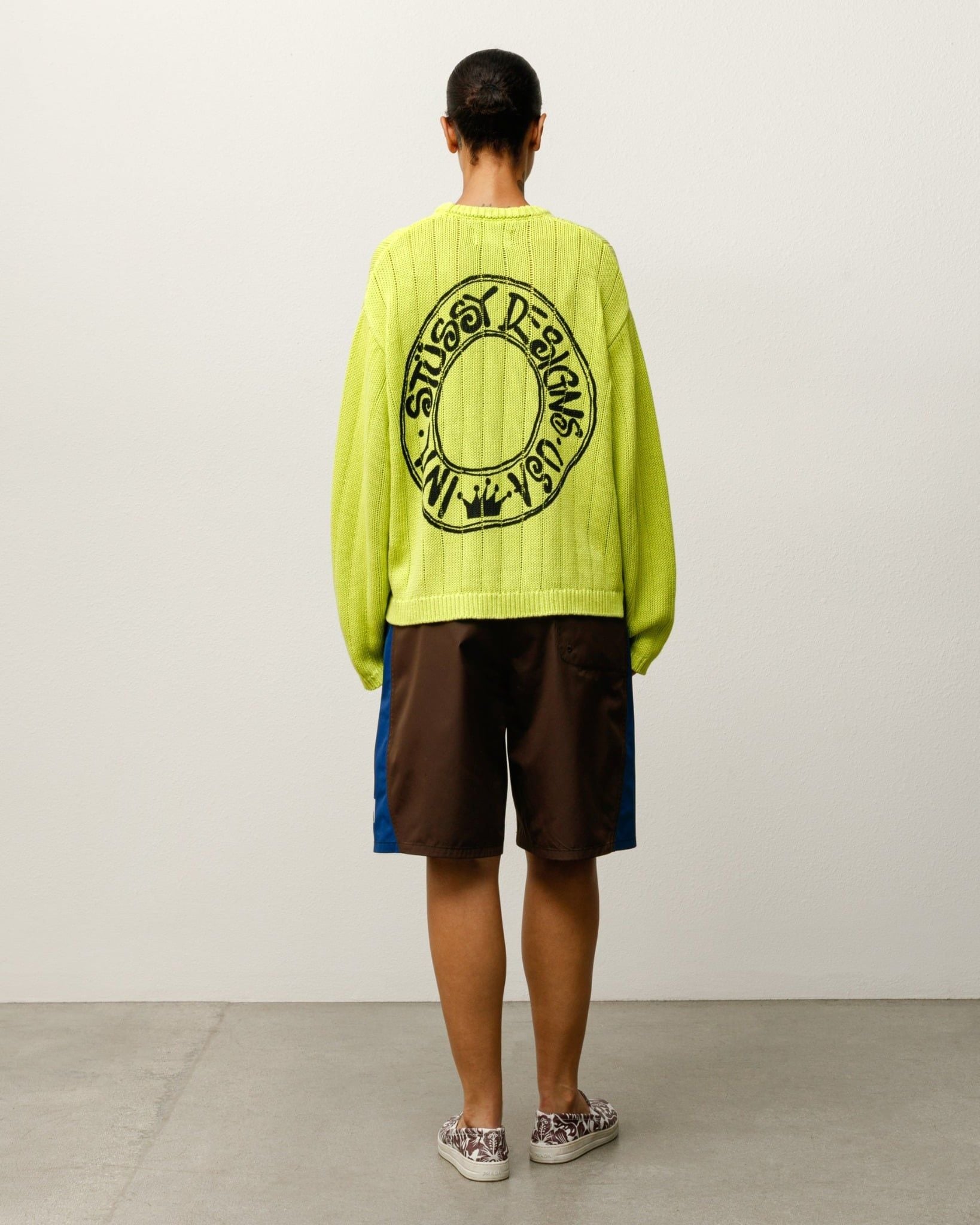  Áo Stussy Buana Logo Sweater 'Yellow' 