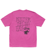  Áo Stussy Long Haul Tee Pigment Dyed 'Berry' 