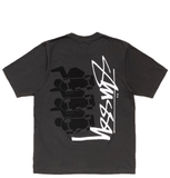  Áo Stussy Skate Stack Tee Pigment Dyed 'Black' 