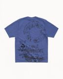 Áo Stussy Skulls Tee Pigment Dyed 'Indigo' 