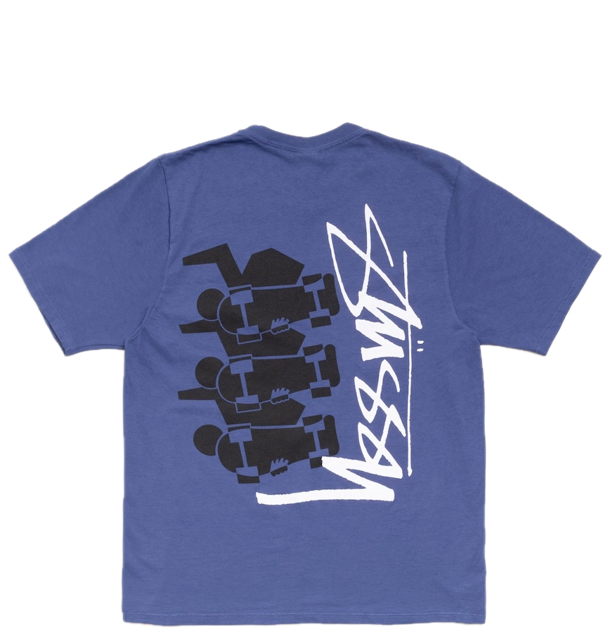  Áo Stussy Skulls Tee Pigment Dyed 'Indigo' 