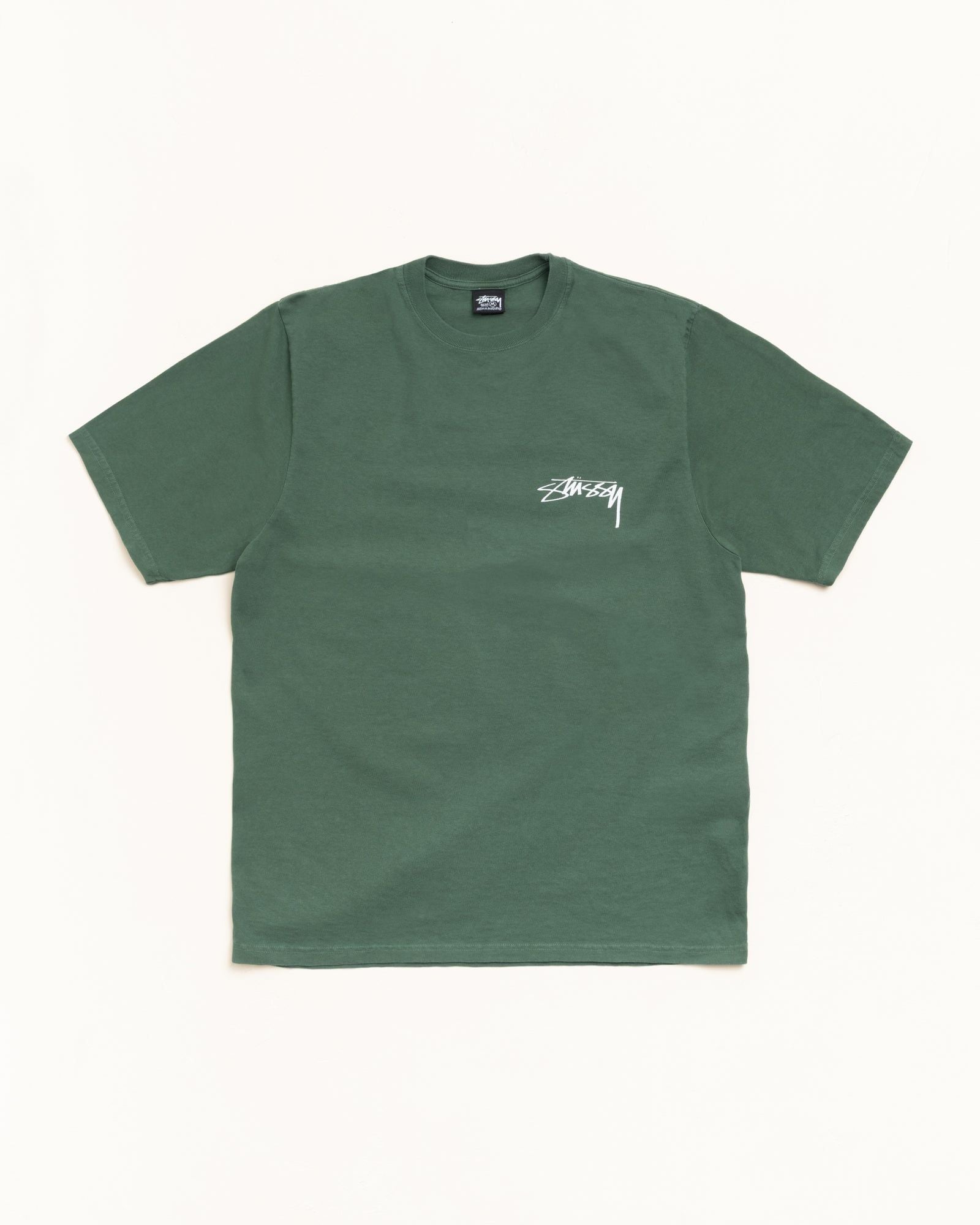  Áo Stussy Skulls Tee Pigment Dyed 'Pine' 
