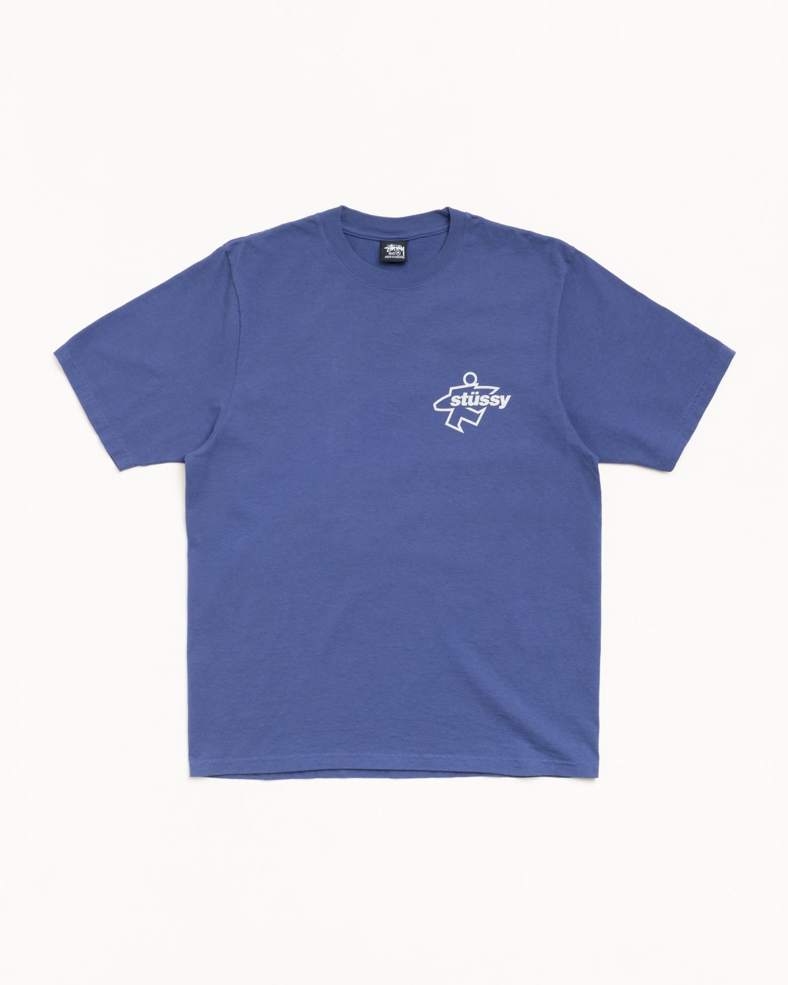  Áo Stussy Surf Size Tee Pigment Dyed 'Indigo' 