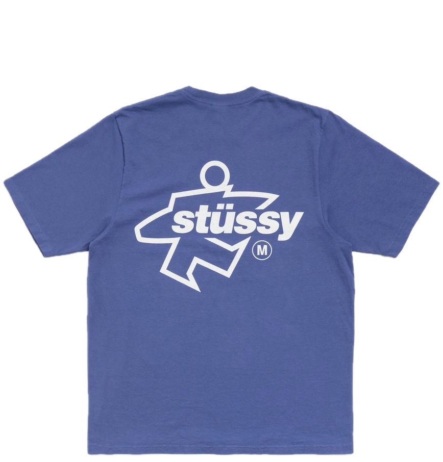 Áo Stussy Surf Size Tee Pigment Dyed 'Indigo' 