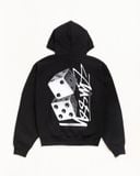  Áo Stussy Tall Dice Zip Hoodie 'Black' 
