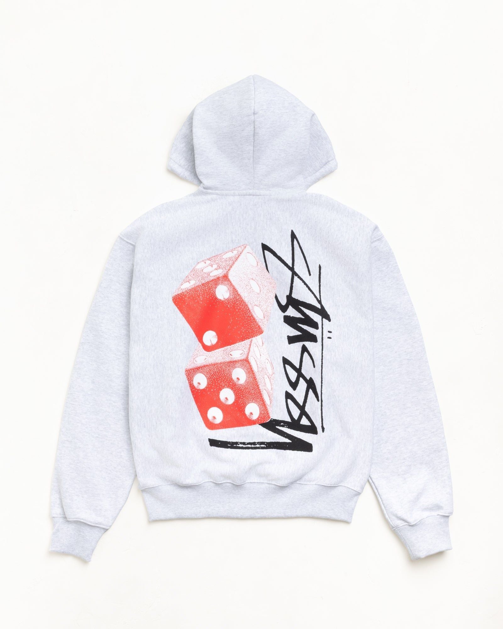  Áo Stussy Tall Dice Zip Hoodie 'Grey' 
